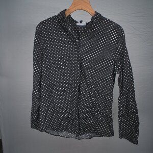 Jone's New York Long Signature Sleeve Button-Down Shirt Size L